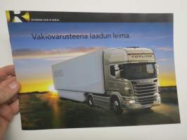 Scania - R-sarja - Vakiovarusteena laadun leima -myyntiesite / sales brochure