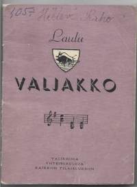 Laulu Valjakko  1957  laulukirja