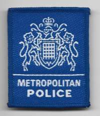 Metropolitan Police Service England London- poliisin  hihamerkki  - poliisi