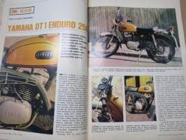 Tekniikan Maailma 1970 nr 12, Mikkolan mittavin rallivotto, TM koeajaa Yamaha DT 1 Enduro 250, koeajo Polski Fiat 125 P