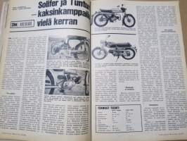 Tekniikan Maailma 1970 nr 12, Mikkolan mittavin rallivotto, TM koeajaa Yamaha DT 1 Enduro 250, koeajo Polski Fiat 125 P