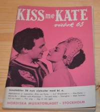 Visbok  63 Kiss me Kate