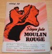Visbok  73 Sången från Moulin Rouge