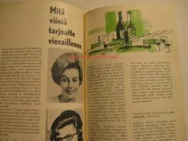 Viiniposti suvinumero 1967, mitä viiniä tarjoilette vieraillenne? Anneli Cairenius, Pirkko Wicksröm, sangria