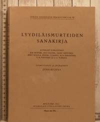 Lyydiläismurteiden sanakirja,lexica societatis fenno-ugricae IX