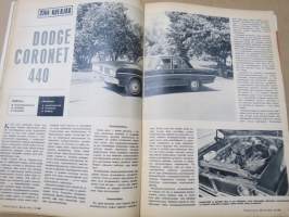 Tekniikan Maailma 1966 nr 14, Kilpa-auton anatomia, Koeajettavana jenkkirauta Dodge Coronet, Augsburgn tyhjätehdas, Vähemmän muotoja enemmän tekniikkaa, ym.
