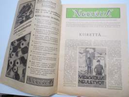 Neovius 1933 nr 8 - Suomen Kone- ja Kankaankutojien sekä Langankäyttäjien äänenkannattaja, koneasiaa, muotia, käsitöitä ym
