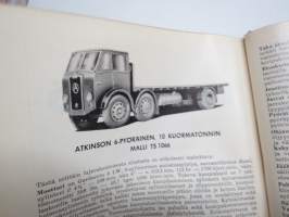 Autoteknillinen käsikirja, erittäin runsas kuvitus aikansa autoista, traktoreista, työkoneista ym.