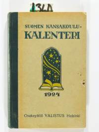 Suomen kansakoulukalenteri 1924, yhdeksäs vuosikerta