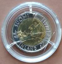 Suomen markat - 10 markkaa - 1999 (Liekinpuhaltaja, Suomi Euroopan puheenjohtajamaana)