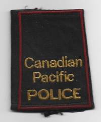 Canadian Pacific Police  -epoletti  hihamerkki poliisi