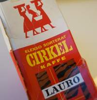 Rengas kahvia Lauro  kahvipaketti - tyhjä tuotepakkaus