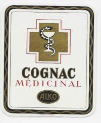 Cognac Medicinal - viinaetiketti