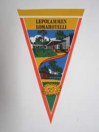 Espoo - Nuuksio - Lepolampi - Lepolammen lomahotelli -matkailuviiri / souvenier pennant