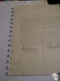 joulukuu 31 1948 sopimuskirja. osakkeen osto