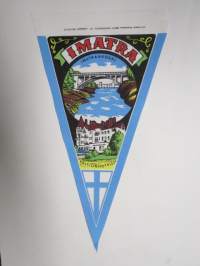 Imatra - Imatrankoski - Valtionhotelli -matkailuviiri / souvenier pennant