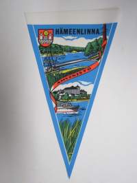 Hämeenlinna - Ahvenisto -matkailuviiri / souvenier pennant