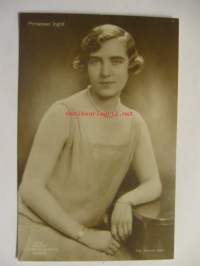 Postikortti (valokuva) prinsessa Ingrid