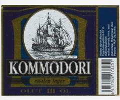 Kommodori III Olut   - olutetiketti