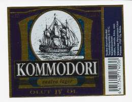 Kommodori IV Olut   - olutetiketti