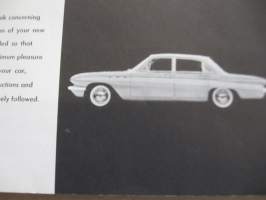 1961 Buick Special - Owners guide - Export edition