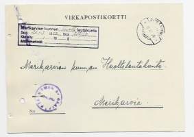 Virkapostikortti 1920