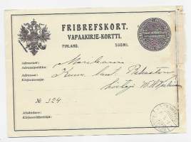 Fribrevskort Vapaakirje-kortti 1918