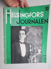 Helsingfors Journalen 1937 nr 10, Där Runeberg bott 100 år sedan, Finländskt i London - Greta Jäderholm-Snellmans utställning hos Heal &amp; Son, Släktfören. von Troil
