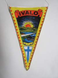 Lappi - Ivalo -matkailuviiri / souvenier pennant