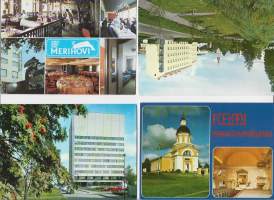 Kemi Lumilinna   - paikkakuntapostikortti postikortti  4 kpl erä