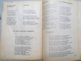 Nää Hirvilauluja on (ravintola Kultainen Hirvi, Turku) -laulukirja -song book
