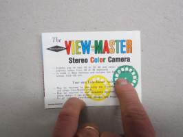 View-Master Stereo Color Camera -myyntiesite