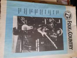 Folk &amp; Country 1987 nr 2 Bob Dylan, Byrds, Loretta Lynn, etnoa, Tabula-tuureja, folk-uutisia