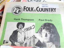 Folk &amp; Country 1990 nr 1 Hank Thompson, Paul Brady, Bristol-sessiot, Earl Scruggs, Moskovan kantrifestivaali