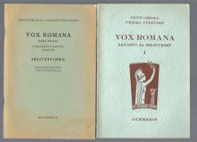 Vox Romana : pars prima : Cornelius Nepos Ceasar : sanasto ja selitykset / toim. ja selitykset laatinut Päivö Oksala, Veikko Väänänen ; sanasto: Caesar: