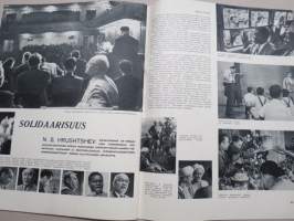 Neuvostoliitto 1960 nr 47 (ilmestymisjärjestyksessään nr 47), sosialistisen suunnitelmatalouden ja kulttuurin propagandalehti -Soviet propaganda magazine