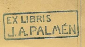 J.A.Palmén - Ex Libris