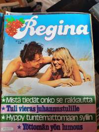 Regina 1980 nro 12 mistä tiedät onko se rakkautta?, tuli vieras juhannustulille, yöttömän yön lumous