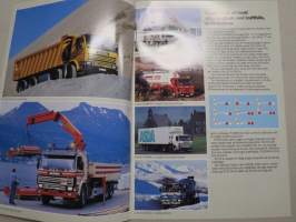 Scania P113 -myyntiesite / sales brochure