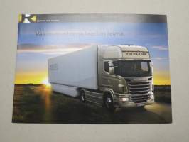 Scania Scanian uusi R-sarja -myyntiesite / sales brochure