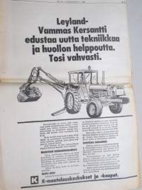 Koneviesti 1975 nr 17 - sis, mm. Seuraavat artikkelit, Kova talv edessä, MM-kyntömestaruus Norjaan,  JF on pumuri puimureitten joukossa,  ym.