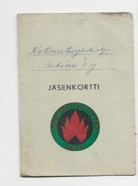 Kotiseurayhdistys Suhina jäsenkortti 1964