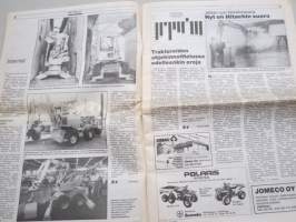 Koneviesti 1991 nr 13 - Siinä on out sekä in - Se on ihmevekotin, Traktoreiden ohjehinnoittelussa edelleenkin eroja, Konekauppa lamassa, Kaksoisaurat puntarissa, ym.