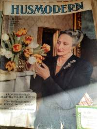 Husmodern 12 /1951 kronprinsessan Märtha fyller femtio, påskmat, påskpynt...