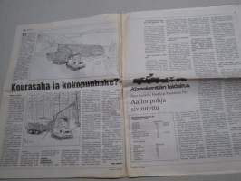 Koneviesti 1993 nr 8 - Markat konekannan kunnossapitoon, Hugo Güldner - Mies ja traktori, Sotien jälkeen tupakankasvatus kannatti, Kourasaha ja kokopuuhake?, ym.