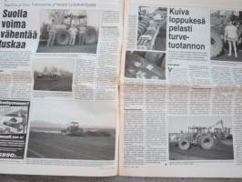 Koneviesti 1996 nr 21 - Renki töihin,Vapolla ja Sisu Traktoreilla yhteistä tuotekehitystä,Kuiva loppukesä pelasti turve-tuotannon,Kaikkea ei tarvitse tehdä itse, ym.
