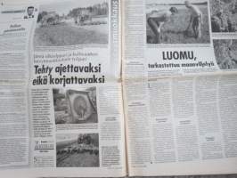 Koneviesti 1997 nr 17 - Bioenergian käyttö polkee paikallaan,Raskas äes koville maille,EM-vetokisat Saksassa, SM-kynnöt kiteellä,Luomu, tarkastettua maanviljelyä,ym.
