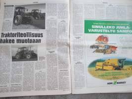 Koneviesti 1997 nr 4 - &quot;Helpot&quot; investoinnit jatkuvat, Tosi miehen iso Linkku, Traktorin veroinen raivaus-jyrsin, Kirovits-traktorissa on voimaa ja rautaa, ym.