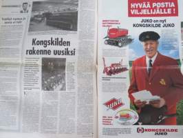 Koneviesti 1998 nr 2 - Huimaa kehitystä, Valtra ja Zuidberg Techniek - Etunostolaite ja -voimanotto kotimaiseen traktoriin, Sampo-Rosenlew Oy - Tulosta syntyy, ym.
