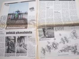 Koneviesti 1988 nr 12 - Ylihärmän malli, Jenkki-Jontikka - pelkkää pikavaihdetta, Konekentän laidalta - Maatalouskoneet mittatilauksesta, Varmo-tasausäes, ym.